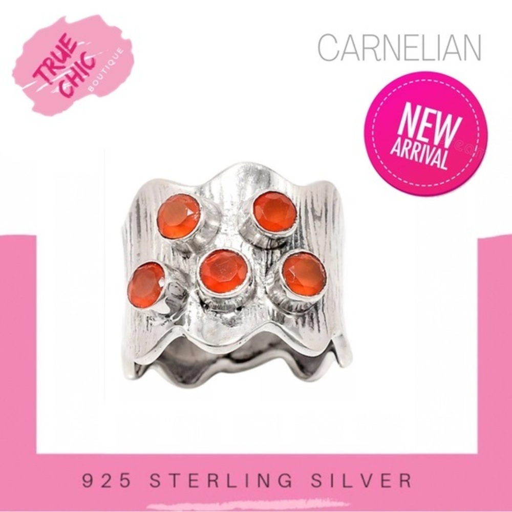 Carnelian Cab Ring